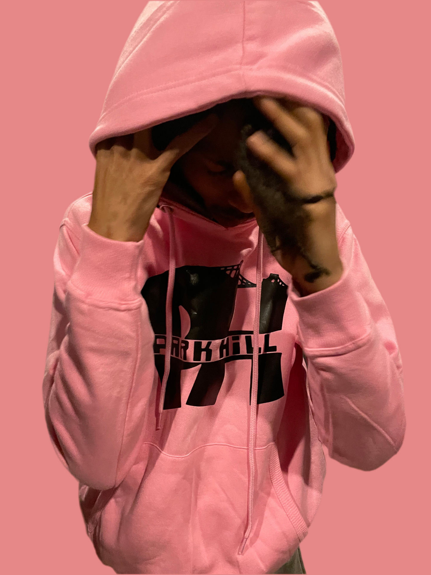 Parkhill The Label Limited Edition “Killa” Pink & Black Champion Hoodie Supreme